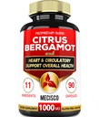 1 Citrus Bergamot Supplement 1000mg with Black Chokeberry, Berberine HCl & More - 90 Capsules - Supports Heart Health, Immune System, Energy Production Production