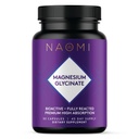 NAOMI Magnezyum Glycinate - Bioactive Full Reed Premium High Abors - Supports Muscle, Nerve, & Heart Health - Chelamax Magnezyum Bisglycinate - 90 Capsules, 45 Day Supply