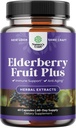 Black Elderberry Capsules Antioxy Supplement - Elder Immune Support Skin Supplement with Skin Vitamins and Sambucus Extract - Immune System Support