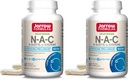 Jarrow Formulas N-A-C 500 mg - Antioksis asit Supplement Supports Cellular Health & Liver Function - Precursor to Glutathione - Up to 60 Services (Veggie Caps) (Pack of 2)