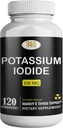 Potasyum Iodide130 mg - KI Tabletler- Pyum130 mg - ABD Made Pyumine Pills YODO Naciente, Yoduro de potasio - 120 Tablet