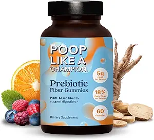 Çocuklar için Bir Champion Probiyotik Gummies gibi - USDA Organik, Vegan, Non-GMO, Gentle Digestive Health Support, 60 Gummies