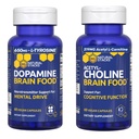 NATURAL STACKS Dopamine & Acetylcholine Brain Food Bundle - Υποστηρίζει την ψυχική οδήγηση και τη γνωστική λειτουργία * - 120 Σύνολο καψακίων