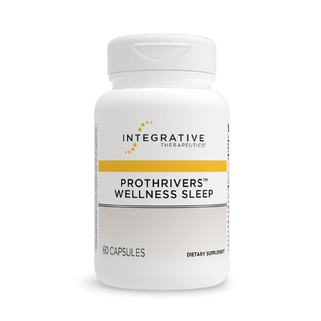 Bütünleştirici Tedaviler ProThrivers Wellness Sleep - Sleep Support Supplement for Yetişkinler* - Melatonin & Magnezyum - Vegan, Gluten-Free & Dairy-Free - 60 Capsules (60 Hizmet)