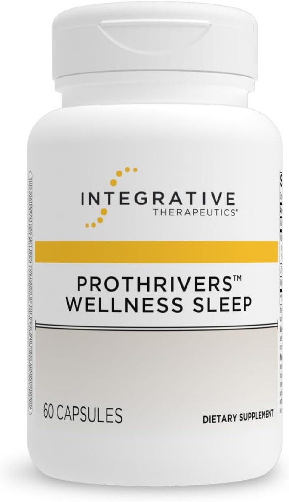Bütünleştirici Tedaviler ProThrivers Wellness Sleep - Sleep Support Supplement for Yetişkinler* - Melatonin & Magnezyum - Vegan, Gluten-Free & Dairy-Free - 60 Capsules (60 Hizmet)