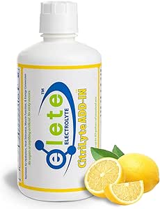 CitriLyte Electrolyte Add-in Hydration Drops | sodyum, Magnezyum, Pyum | Slight Lemon Flavor, All Natural | Leg and Muscle Cramp Relief | Any Drink into a Sports Drink, 32 oz