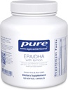 Pure Encapsulations EPA/DHA with Lemon | Ultra-Pure, Molecularly Distilled Fish Oil Mechanic with Lemon | 120 Softgel Capsules