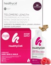Healthycell Telomere Μήκος Υγιής γήρανσης + Heart & Vascular Health Supplements for Women & Men Bundle