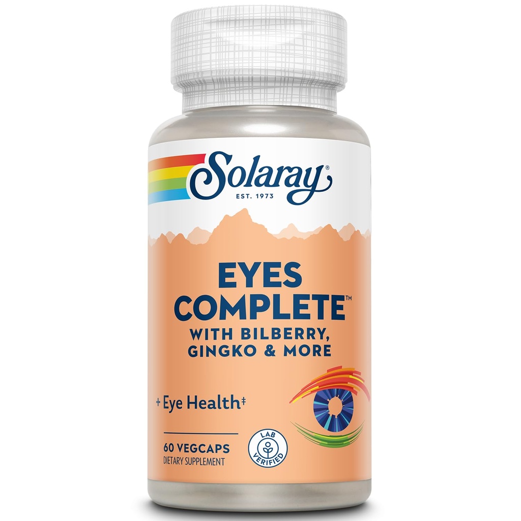 SOLARAY Eyes So Health Vegetarian Capsules, 60 Kont