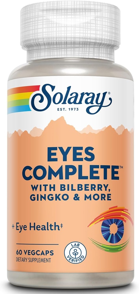 SOLARAY Eyes So Healthy Vegetarian Κάψουλες, 60 Count