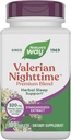 Nature's Way Valerian Nighttime, Herbal Sleep Aid*, Valerian Extract, Gluten-Free, 100 Tablets