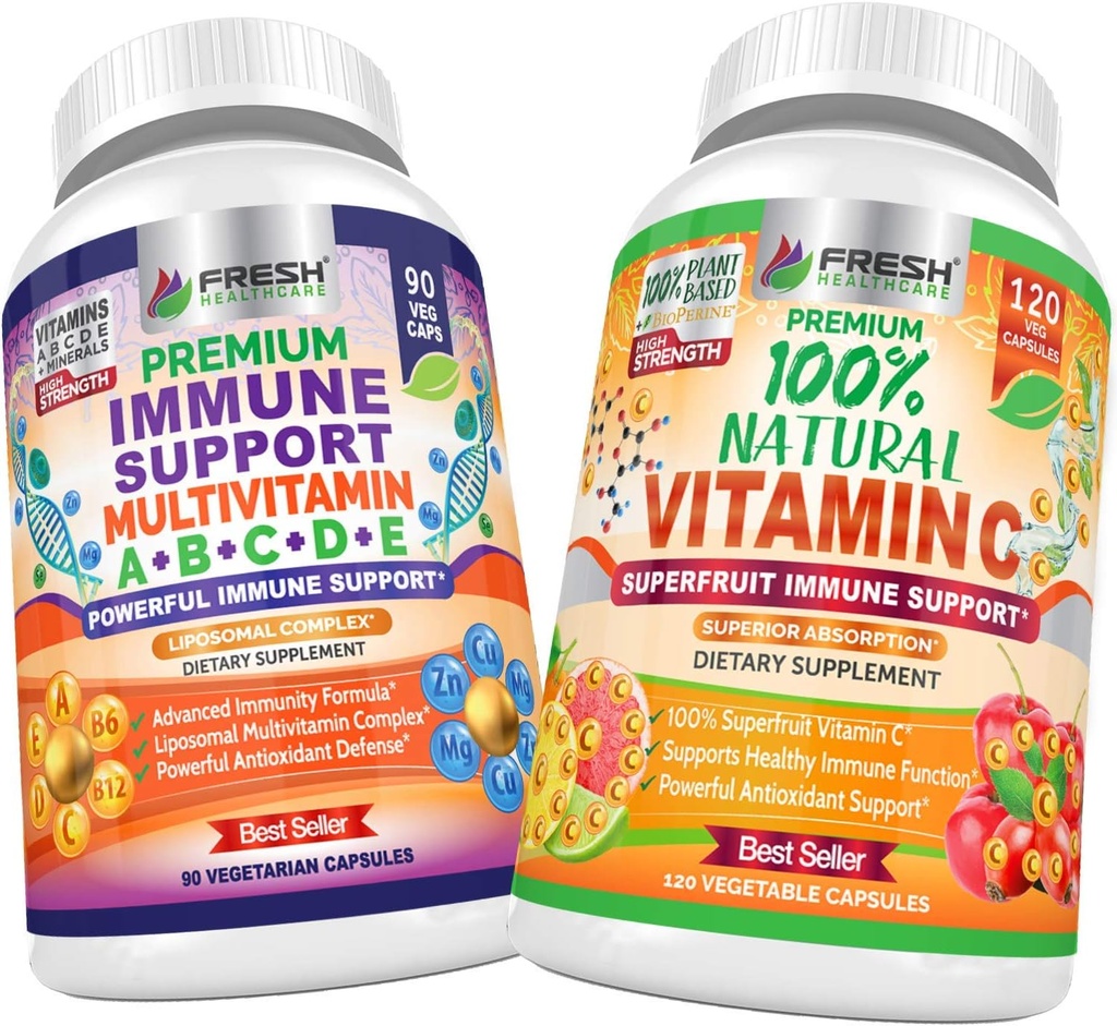FRESH SACARE Immune Multivitamin ve Doğal Vitamin C - Sche