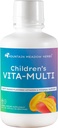 Mountain Meadow Herbs Children's Vita-Multi: Vitamin & Mineral Supplement - Fast Absorbing Liquid Kids Vitamins with Fruits, Greens, and Eye- protecting Lutein (16 oz.)