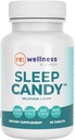 Reignite Wellness by JJ Virgin | Sleep Candy | Chewable 5-HTP Supplement with Inositol, Vitamin B6, Melatonin & L-Theanine for Adults | Lemon Flavor | 60 Tablets