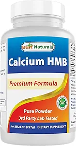 Best Naturals HMB (Βήτα-Υδροξυ-Βήτα-Μεθυλοβουτυρικό) καθαρή σκόνη 8 OZ