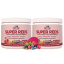 COUNTRY FARMS Super Reds, Polyol Superfood'ı enerjilendirmek, 40'tan fazla Super Meyve ve Meyve, Güçlü Antioksilar ve Polyols, Destekler Enerji, Destekler Circulation, 40 Hizmet, Karma Berry