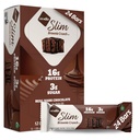 Nugo Slim Dark Chocolate Brownie Crunch, 16g Πρωτεΐνη, 2g Ζάχαρη, 7g Ίνες, Low Net Carb, Keto Φιλικό, Χωρίς γλουτένη, 24 Count
