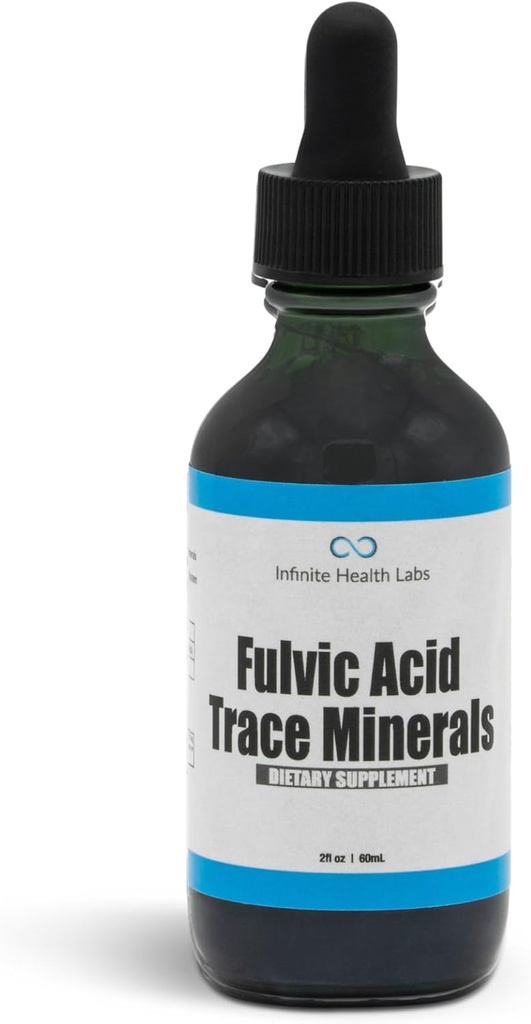 Fulvic Acid Trace Minerals Supplement - 169 Hizmet - Humic Acid Multimineral Elektrolyte Liquid Drops - Bio available Tür