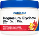 Nutricost Magnezyum Glycinate Toz (Fruit Punch, 250 Grams)