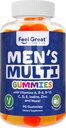 Büyük Vitamin Co. Men's Multivitamin Gummies, A, B-6, B-12, Biotin, C, D3, E, Iodine, Folic Acid, çinko. ABD'de yapıldı. 45 Günlük Tedarik