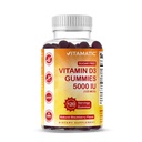 Vitamatic Sugar Free Vitamin D3 5000 IU - 120 Gummies - Great Taste - Sağlıklı Bones, Mood & Immune System Function - Non-GMO - 120 Hizmet (5000 IU)