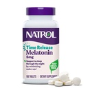 Natrol Melatonin 5 mg Zaman Yayını, Diyetsel Tamamı Uyandırmak için, Gece Uyku Yardımı, 100 Tablet, 100 Güne Kadar Tedarik