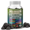 Şeker Free Myo-Inositol & D-Chiro Inositol Gummies for Women, Berberine Vitamin D3 K2 DIM Magnezyum Glycinate Oksit L-Methylfolate Supplement for Women, Fertness, Hormon Balance, PMS, Ovarian Health
