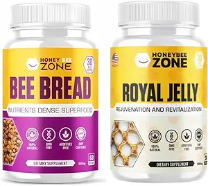 Μέλισσα Ψωμί & Royal Jelly Κάψουλες Φυσικό Superfood Bundle