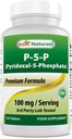En İyi Doğal P5P Vitamin B6 (Pyridoxal 5 Phosphate) 100 mg/Serving - 120 Tablet - B6 Aktif bir Form.