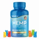 WELLUTION Hemp Gummies – High Potency 985,000 MCG – Rahatlama ve Barış için Doğal Meyve Ayısı - Daha Hızlı - 60