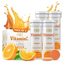 SIFY N Vitamin C 1000 mg Effervescent Tabletleri - Potent Immune Support VIT C ile çinko Supplement - Sugar-Free & Vegan Formula | Engelli Vitamin C Tabletleri - Su ► Fizzy Elixir - 40CT