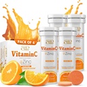 SIFY N Vitamin C 1000 mg Effervescent Tabletleri - Potent Immune Support VIT C ile çinko Supplement - Sugar-Free & Vegan Formula | Engelli Vitamin C Tabletleri - Su ► Fizzy Elixir - 40CT