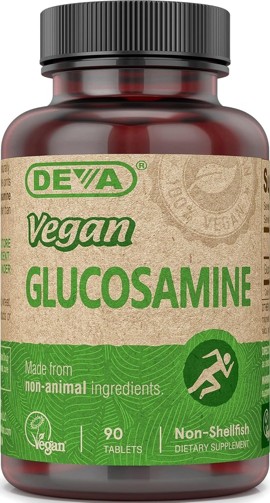 DEVA Βιταμίνες Vegan Glucosamine δισκία, 90- Count φιάλη