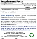 En İyi Doğal DLPA 500 mg & L-Glutamine 500 mg