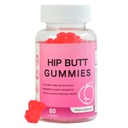 Hip Butt Enhancer Gummies για την ανάπτυξη των γλουτών και HIPS, Booty Gummies για Bigger Butt Fast, Booty Curvy Σώμα Gummies Κερδίζει βάρος για τις γυναίκες