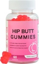 Hip Butt growth and HIPS, Booty Gummies for Better Butt Fast, Booty Curvy Body Gummies Kilo Winer for Women Workout Advancedment