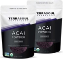 Terrasoul Superfoods Organic Acai Berry Powder, 4 Oz (Pack of 2), Freeze-Dried for Freshness, Omega Fats Boost for Smoothie Bowls, and Antioxidant-Packed Superfoods Συνταγές