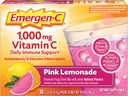 Emergen-C 1000 Vitamin mg C Toz, Antioksis, B Vitamins ve Electrolytes, Immune Support, Caffeine Free Fizzy Drink Mix, Pink Lemonade Flavor - 30 Count (Br)