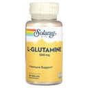 SOLARAY L Glutamine Capsules 500 mg, 50 VegCaps | Immune Support, Free Amino Acid, Lab Verified, 50 Servings