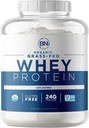 Organik Çim Fed Whey Protein Tozu - USDA Organik - 24g Yüksek Protein - 5 lb/72 Hizmet - Soğuk Süreç - Non-GMO - rBGH-Free - Wisconsin USA