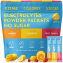 Keto Vitals Original Electrolytes Toz Paketleri | Keto Friendly Electrolyte Hydration Packs | Sugar Free Electrolytes | Energy Drink Mix | Zero Calorie Zero Carb (Original Assorted, 30 Count)