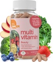 Zahler Multivitamin Güzellik, Daily Multivitamin +Skin Saç ve Nails Desteği, Demir ile Kadınlar ve Erkekler için Onaylanmış Kosher, 60 Capsules
