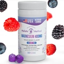 Magnezyum Citrate Gummies - Sugar-Free, Vegan and Non-GMO for Better Sleep and Relaxation - No Sugar Alkol - Magnezyum Supplement for Yetişkinler, Gençler ve Çocuklar - Karma Berry - 240 Chews