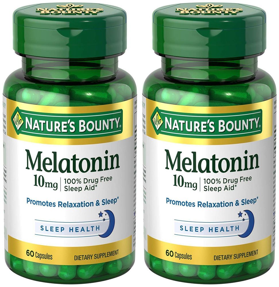 Melatonin 10 mg, 2 Şişe (60 Kont)