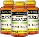 MASON NATURAL Echinacea, Immune System Alert, Supports General Health, Herbal Supplement, 60 Capsules (Pack of 3)