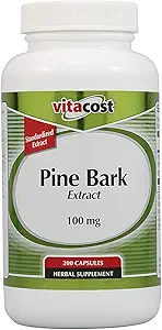 Vitacost Pine Bark Extract - Τυποποιημένο σε 95% OPC -- 100 mg - 200 κάψουλες