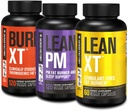 Jacked Factory Burn-XT Klinik olarak Studied Thermogenic Fat Burner (120 Capsules), Lean PM Nighttime Fat Burner ve Sleep Aid (120 Capsules), Lean-XT Caffeine-Free Kilo Kaybı Tamam (60 Capsules)