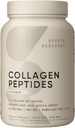 Sports Research Collagen Peptides - Hydrolyzed Type 1 & 3 Collagen Powder Protein Supplement for Healthy Skin, Nails, & Joints - Easy Mixing Vital Nutrients & Proteins, Collagen for Women & Men