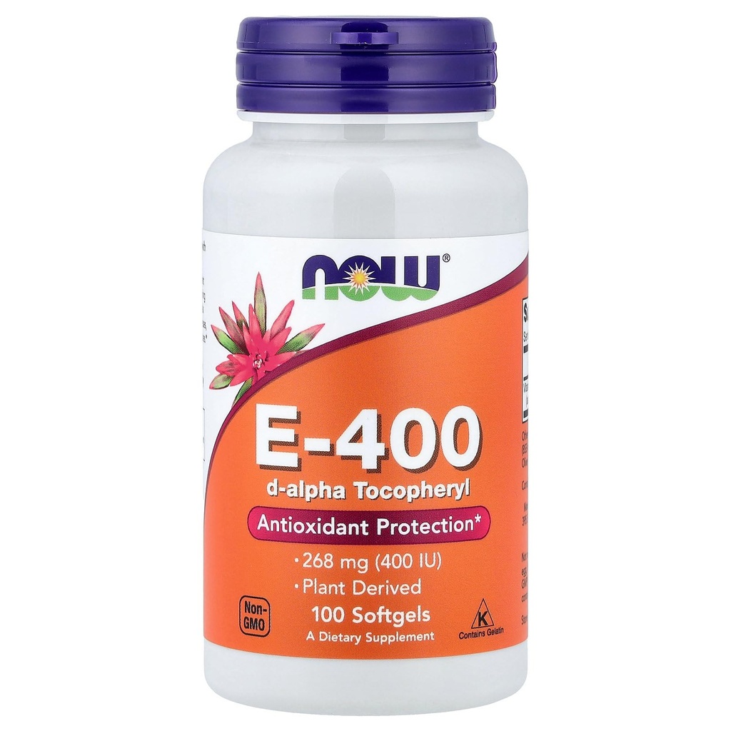 Şimdi Gıdalar - Vitamin E D Alfa Tocopheryl A 400 IU - 100 Softgels