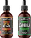 HERBIFY Bundle - K2 και D3 σταγόνες & λεμόνι βάλσαμο Βάμμα - δύναμη των οστών & ώθηση της διάθεσης